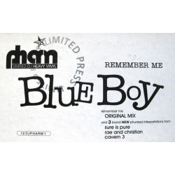 Blue Boy - Remember Me (2 x 12) Christian & Rae Mix / Unreleased Cavern 3 Mix / Sure Is Pure Mix / Original (Double Vinyl)