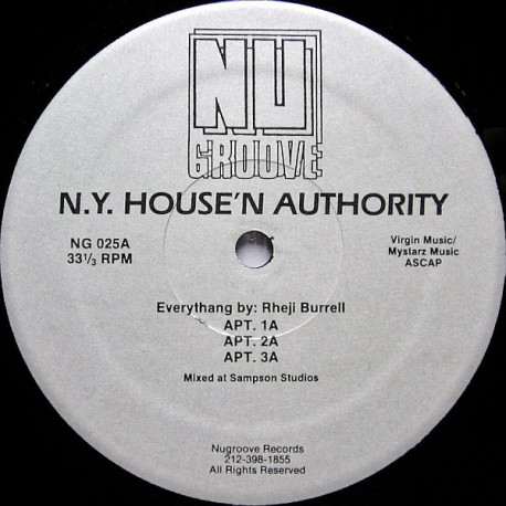 N.Y. House N Authority - Apt 1A / Apt 2A / Apt 3A / Apt 1B / Apt 2B / Apt 3B (Classic Rheji Burrell)