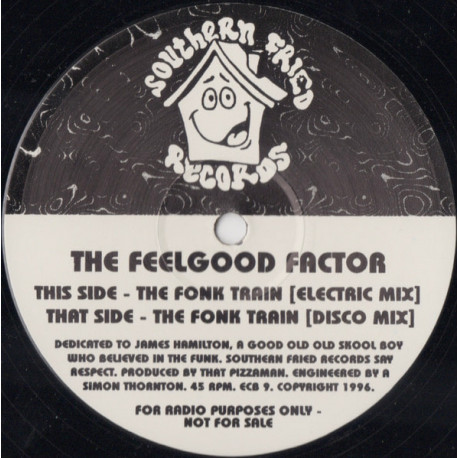 Feelgood Factor - The Fonk Train (Electric Mix / Disco Mix) Vinyl Promo