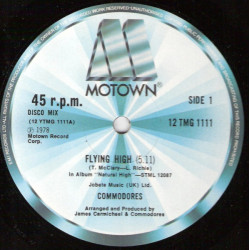 Commodores - Flying high (Disco mix) / Funky situation (12" Vinyl Record)