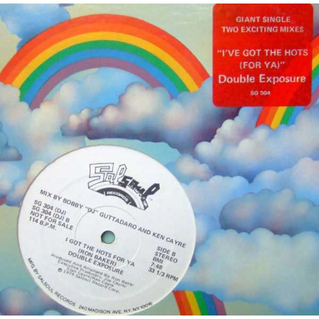 Double Exposure - I Got The Hots For Ya (Bobby Guttadaro Mix / Bobby & Ken Cayre Mix) Vinyl Promo