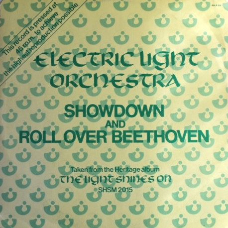 Electric Light Orchestra - Showdown / Roll Over Beethoven