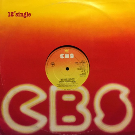 Earth Wind & Fire - Ive Had Enough / Lets Groove (Long Version) / Kalimba Tree