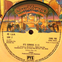 Cameo - Its Serious (Long Version) / Find My Way