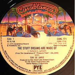 Teri De Sario - The Stuff That Dreams Are Made Of (Long Version) / Aint Nothing Gonna Keep Me From You