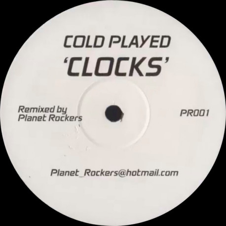 Coldplay - Clocks (Planet Rockers Remix) Vinyl Promo