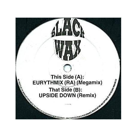 Diana Ross - Upside Down (Black Wax Remix) / Eurythmics - Black Wax Megamix
