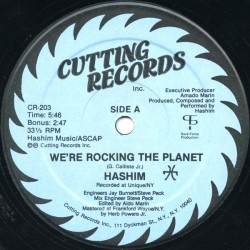 Hashim - Were Rocking The Planet (Long Mix / Shorter Mix / Bonus / Bonus) Original Blue Label