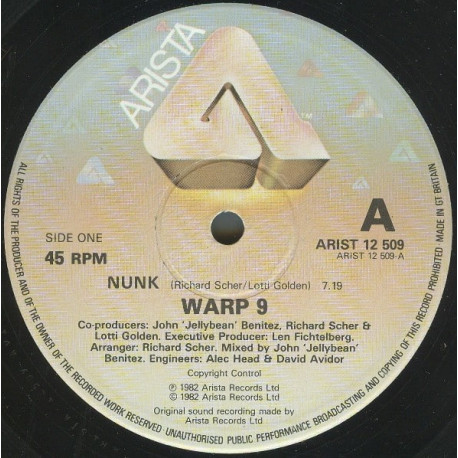 Warp 9 - Nunk (Vocal Mix / Instrumental)