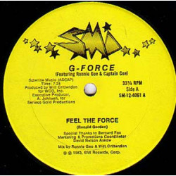 G Force - Feel The Force (Original Mix / Instrumental / Special Dub Mix)