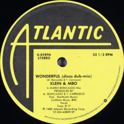 Klein & MBO - Wonderful (Disco Dub Mix / Radio Version / Instrumental)