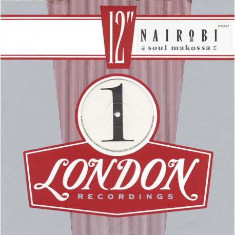 Nairobi - Soul Makossa (Vocal / Instrumental / Rap Version) Vinyl Promo