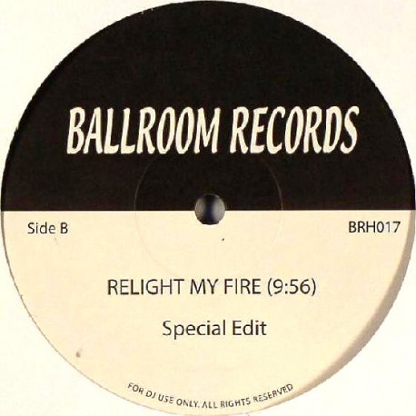 Dan Hartman - Relight my fire (Special Edit) / Giorgio Moroder - The chase (Special Edit) Vinyl 12" Record