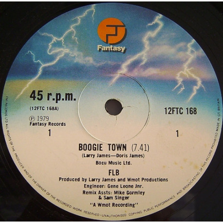Fat Larrys Band - Boogie Town (Full Length Version) / Space lady