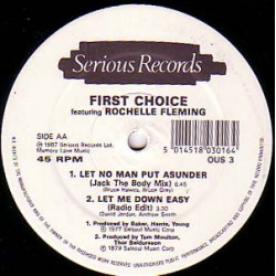 First Choice - Let Me Down Easy (1979 Radio Edit) / Let No Man Put Asunder (House Mix / Jack The Body Mix)