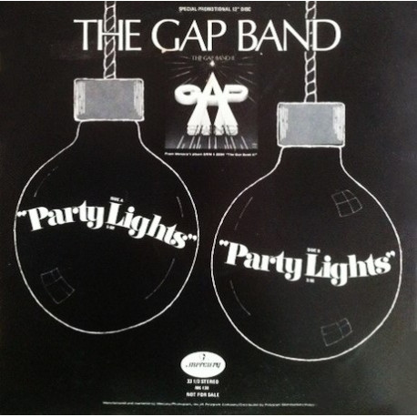 Gap Band - Party Lights (Long Version / Short Version) Vinyl Promo