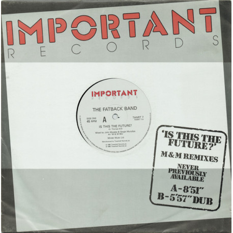 Fatback Band - Is This The Future (M&M Remix / M&M Dub)