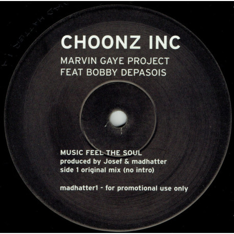 Marvin Gaye Project Featuring Bobby Depasois - Music Feel The Soul (Original Mix With Intro / Original Mix No Intro)