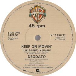 Deodato - Keep On Moving (Full Length Version) / Whistle Bump (Remix)