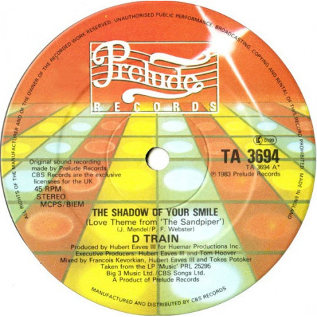 D Train - Shadow Of Your Smile (Francois Kevortian Extended Mix) / Are You Ready For Me