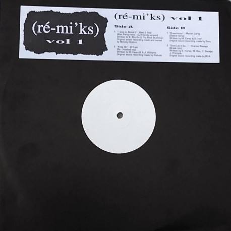 D Train / Mariah Carey / Chantay Savage / Reel 2 Real (Remiks Vol 1) 4 Classics Remixed (12" Vinyl Record)