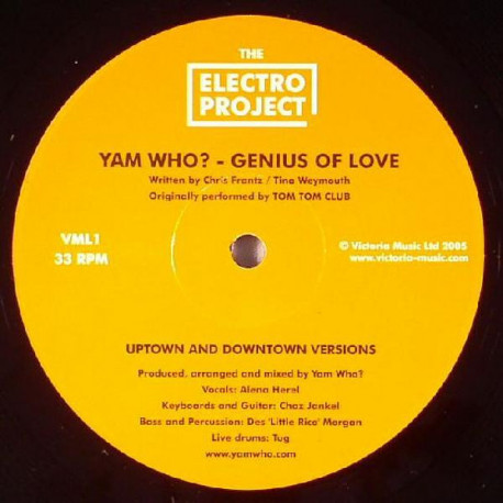 Yam Who - Genius Of Love (Tom Tom Club Rework) / Si Begg - Al Naafiysh (Hashim Rework)