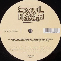 Muthafunkaz Feat Marc Evans - I Dont Want You Anymore (Club Mix / Dub / Beats)