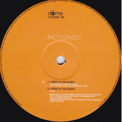 Incognito - Listen To The Music (Ski Oakenfull Vs Para Diso Remix) / The Principles Of Love (Incognito Remix)