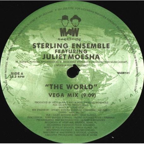 Sterling Ensemble Featuring Juliet Moesha - The World (Vega Mix / Instrumental / Beats)