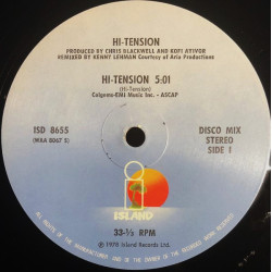 Hi Tension - Hi Tension (Original Disco Mix) / Girl I Betcha