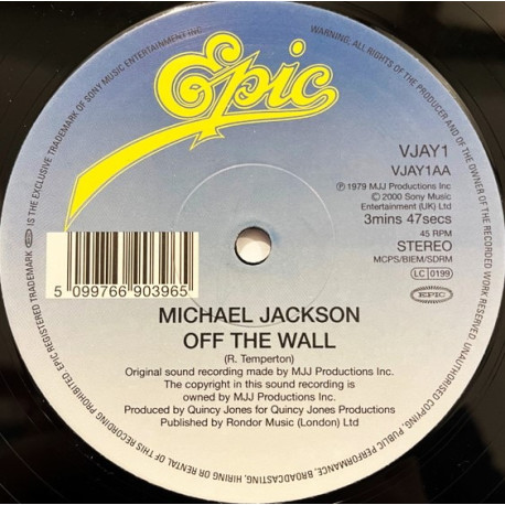 Michael Jackson - Off The Wall (Original Mix) / Dont Stop Til You Get Enough (Original Mix)
