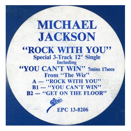 Michael Jackson - Rock With You / You Cant Win (Extended) / Get On The Floor