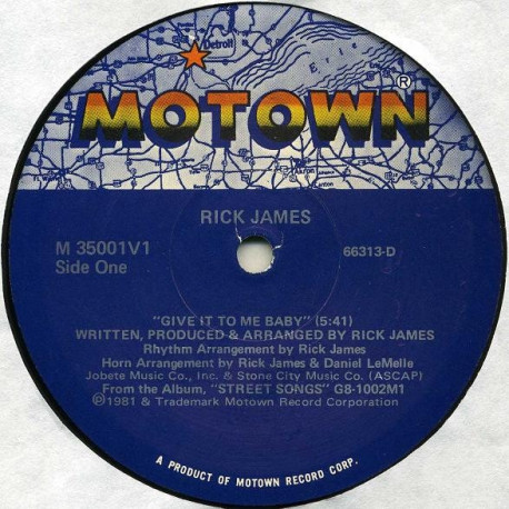 Rick James - Give It To Me (Long Version / Instrumental)