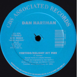 Dan Hartman - Vertigo Relight My Fire (Full Length John Luongo Mix) / Instant Replay (Tom Moulton Mix)
