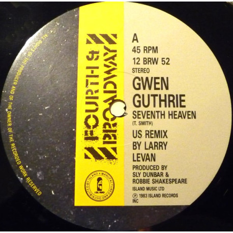 Gwen Guthrie - Seventh Heaven (Larry Levan Remix) / It Should Have Been You (Larry Levan Remix) / Getting Hot (Larry Levan Mix)