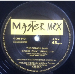 Fatback - I Found Lovin (LP Version / Original Remix / Dub)