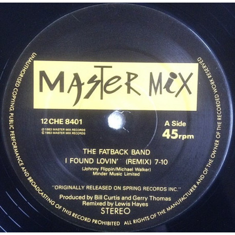 Fatback - I Found Lovin (LP Version / Original Remix / Dub)
