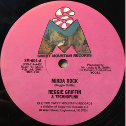 Reggie Griffin & Technofunk - Mirda rock (Full Length Version / Instrumental) 12" Vinyl Record