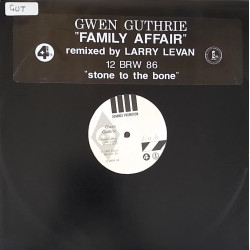 Gwen Guthrie - Family Affair (Larry Levan Remix) / It Should Have Been You (Larry Levan Remix) / Peek A Boo (Vinyl Promo)