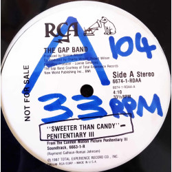 Gap Band - Sweeter Than Candy (Full Length Version) Vinyl Promo
