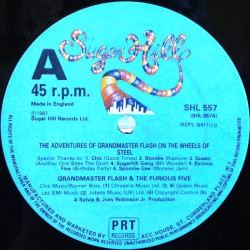 Grandmaster Flash & The Furious Five - Adventures Of Grandmaster Flash On The Wheels Of Steel / The Birthday party (Inst)