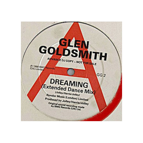 Glen Goldsmith - Dreaming (Extended Dance Mix / Instrumental) Vinyl Promo