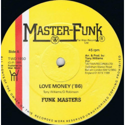 Funk Masters - Love Money 86 / Fort Knox