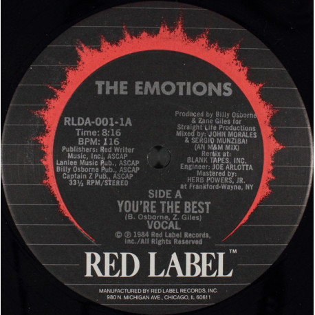 Emotions - Youre The Best (M&M Vocal Mix / M&M Dub / Edit) John Morales Mixes