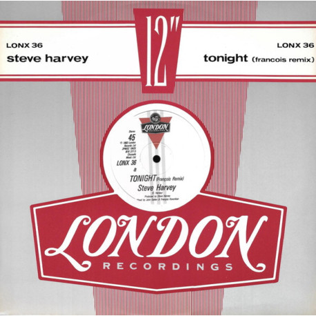 Steve Harvey - Tonight (Francois Kevorkian Remix / Remix / Rough Mix)