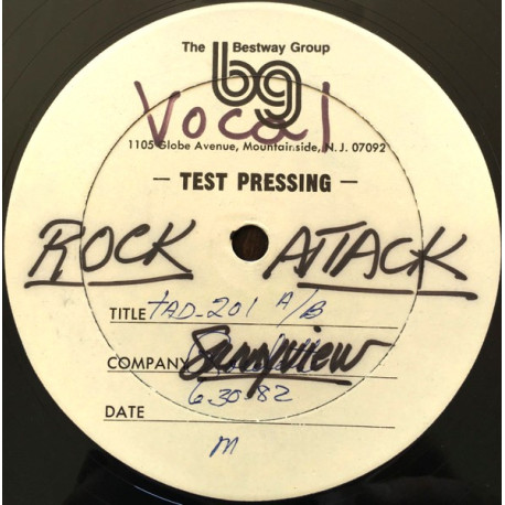 J. Griffin - Rock Attack (Vocal Mix / Instrumental) Vinyl Promo