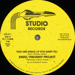 Davis Pinckney Project - You Can Dance (If You Want To) Vocal Mix / Instrumental