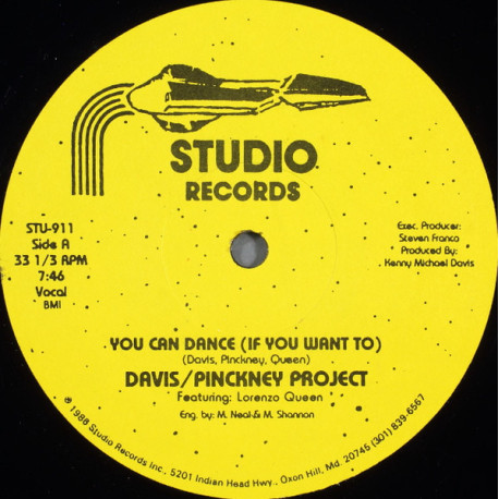 Davis Pinckney Project - You Can Dance (If You Want To) Vocal Mix / Instrumental