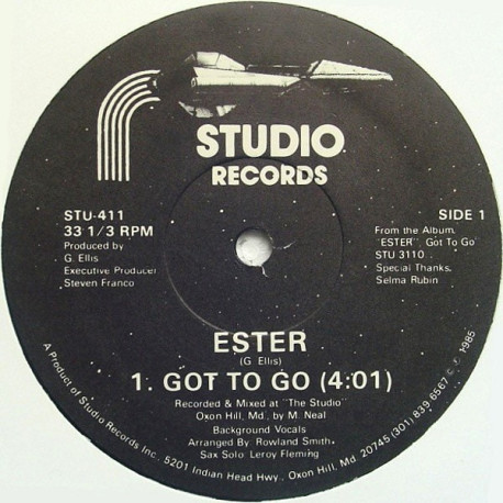 Ester - Got To Go (Long Version / Short Version)