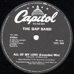 Gap Band - All Of My Love (Extended Mix / Just Coolin Mix / Bonus Beats)